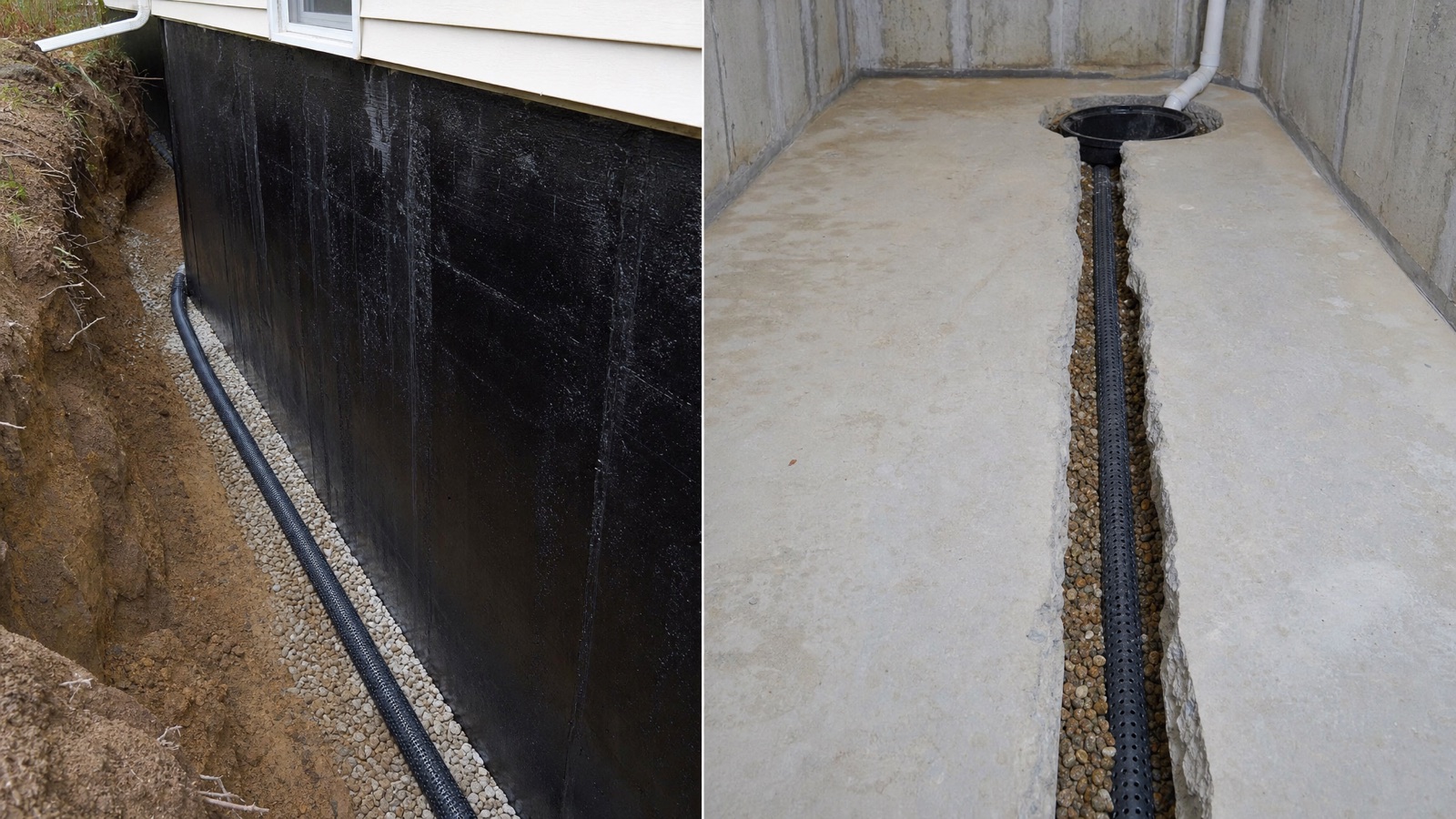 Basement Waterproofing: Interior vs. Exterior Compared