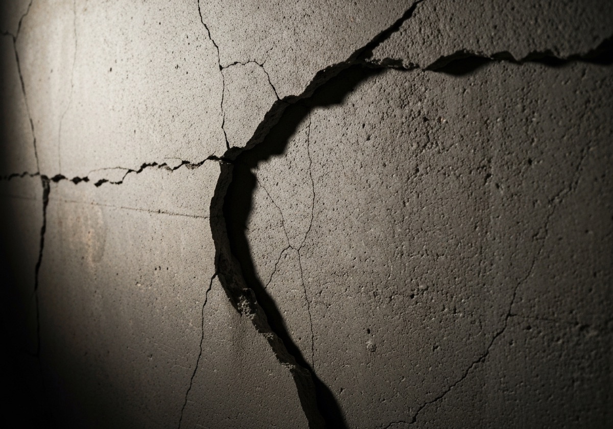 Foundation repair jobsite in the Twin Cities East Metro